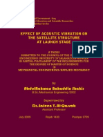 Effect of Acoustic Vibration On The Satellite Structure at Launch Stage