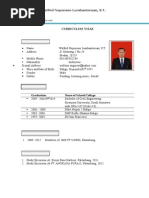 Personal Information: Welfrid Nopenson Lumbantoruan, S.T