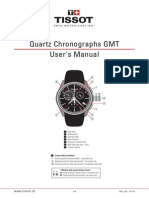 Quartz Chronographs GMT User's Manual: WWW - Tissot.ch