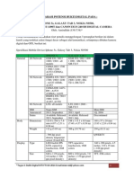 Komparasi Potensi Bukti Digital Pada