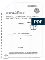 Bureau of Geology And: Department Of. Mine Rals Energy