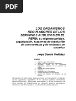 Peru Organismos Reguladores de Los Servicios Publicos