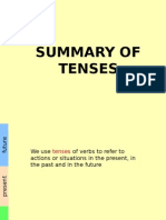 Tenses Summary