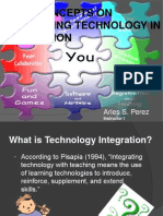 Basic Concepts On Integrating Technology in Instruction