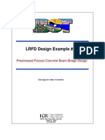 Prestressed Precast Concrete Beam Bridge Design