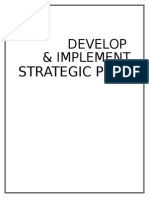 Develop & Implement Strategic Plan