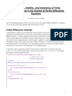 Stability Numerical Schemes