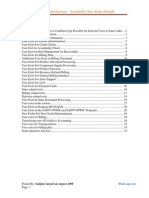 Sales Distribution User Exit Details