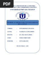Informe Academico Del Funcionamiento de La Sunat
