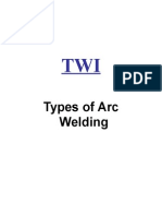 Types of Arc Welding