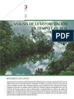 ANÁLISIS DE LA DEFORESTACIÓN EN TIEMPO CASI REAL - Policy Brief N°2