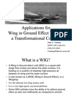 Applications For Wing in Ground Effect Vessels, A Transformational Concept