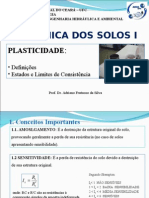 AULA 04 - Plasticidade e Limites de Consistência