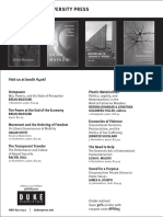 Duke University Press Program Ad For The American Political Science Association Conference 2015