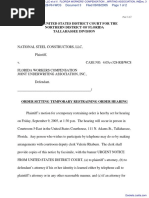 NATIONAL STEEL CONSTRUCTORS, LLC Et Al V. FLORIDA WORKERS&apos COMPENSATION JOINT UNDERWRITING ASSOCIATION, INC - Document No. 3