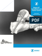 Magna FX Cannulated Screw Fixation Sytem Abbreviated Surgical Technique