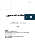 JAC Chandigarh Information Brochure