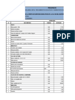 Ppto Mobiliario y Equipamiento