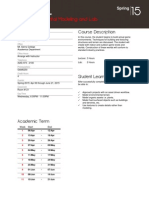 Environmental Modeling and Lab: Course Description