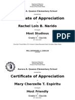 Certification Appreciation