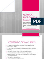 Clase 5 Quim. Inorganica Cualitativa