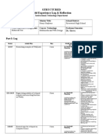 STRUCTURED Field Experience Log Spr2k15