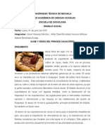 Auge y Crisis Del Periodo Cacaotero Ecuador