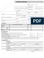 Candidate Information Sheet: Pepperidge Farm, Incorporated I. General Information Date