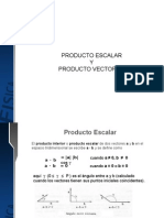 Producto Escalar Y Vectorial