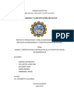 Proyecto Puerta de Emergencia y Rampa