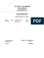 BB Clinic - Dr. Baeder: Anexo Comprobante Fiscal No.0004/ Date 09.02.2015 Patient: Maria de Los Angeles