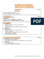 Protocole Acidocetose