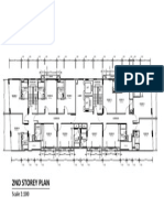 2Nd Storey Plan: Scale 1:100