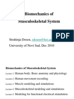 Biomechanics of Musculoskeletal System