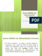 Breve Histórico Da Alimentação Humana PDF