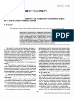 Technology of Heat Treatment: Volume-Surface Hardening of by A High-Speed Water Stream Railroad Transport Parts