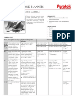 Fiberseal Felts and Blankets - HIGH-TEMPERATURE INSULATING MATERIALS
