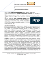 Apostila Direito Processual Do Trabalho 