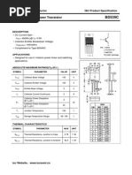 Isc BD539C: Isc Silicon NPN Power Transistor