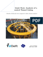 Ultimate Limit State Analysis of A Segmented Tunnel Lining