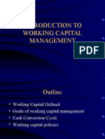 Working Capital Management