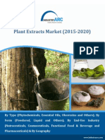 Plant Extract Market To Take A Leap From 41.5$ Billion To $79.2 Billion by 2020!