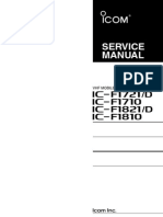 Icom F1700 Service Manual