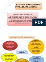 Enfoque de Desarrollo Socioeconómico - Alto Amazonas