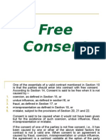 Free Consent