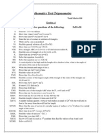 Trigonometry CH 9 To 14 Test Part 1 FSC