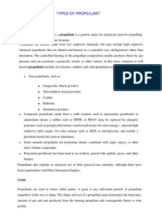 Types of Propellant