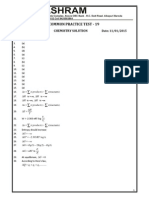 Common Practice Test - 19: Xi-Gseb Mains Chemistry Solution