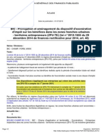 Instruction Fiscale Prorogation de L'exonération Fiscale Dans Les ZFU