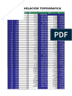 Plantilla de Nivelacion Topografico